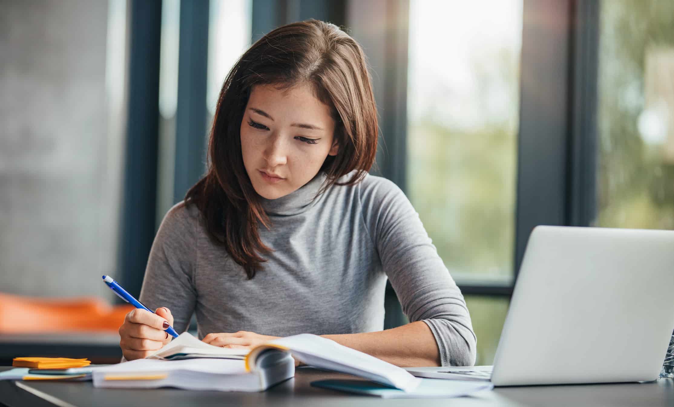 Woman planning long term study that requires survey responses.