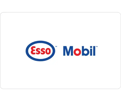 esso and mobile card faceplate