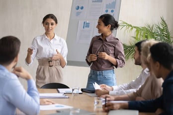 Employees trying to figure out why their market research campaigns aren't working.