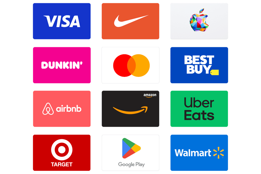 icons of gift cards in Giftbits global rewards catalog (1)